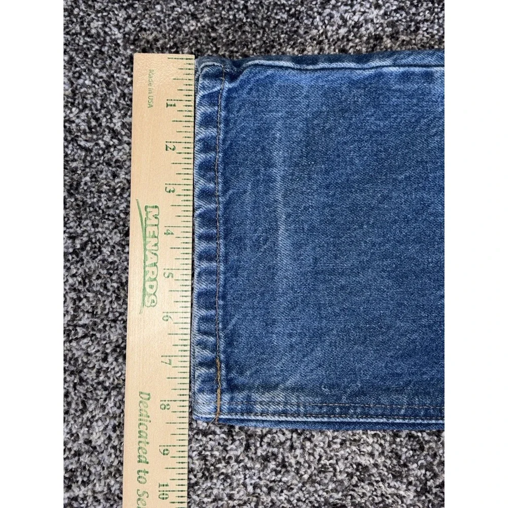 Carhartt B18 PRW Straight Fit Jeans Mens 38x32 Blue Denim Pants Mexico Made Work